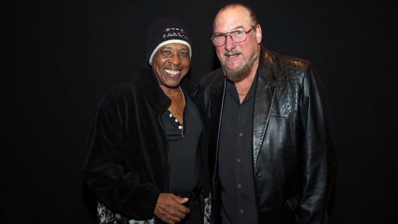 David Porter and Steve Cropper in 2013.