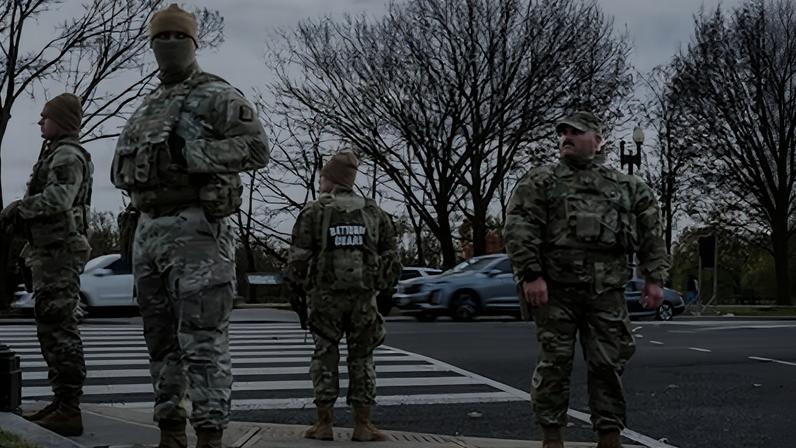 Miembros de la Guardia Nacional en Washington, el 28 de noviembre.