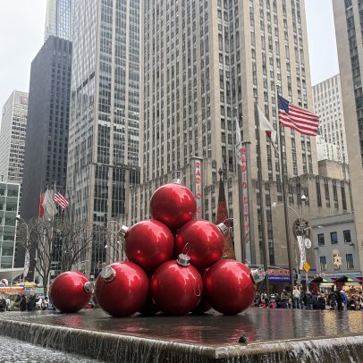 Veja imagens das decorações de Natal em Nova York