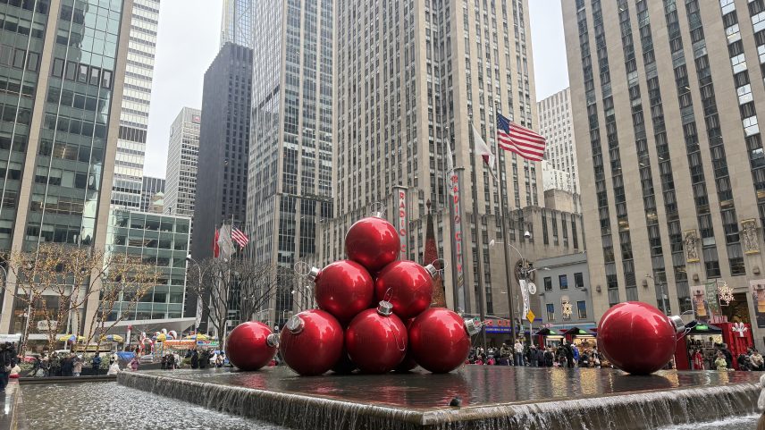 Veja imagens das decorações de Natal em Nova York