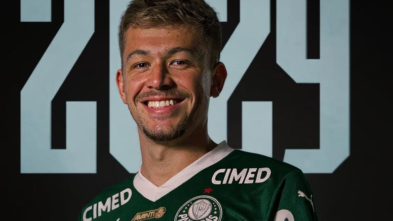 Bruno Fuchs, zagueiro do Palmeiras (Foto: Divulgação/Palmeiras)