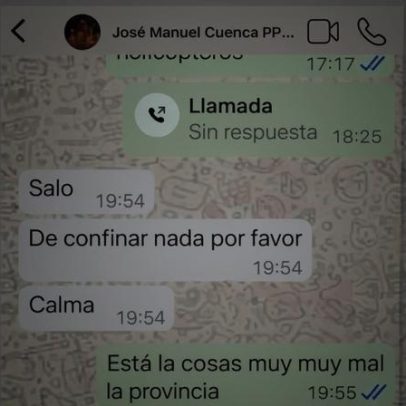 Chefe de gabinete de Mazón pede calma a Pradas durante a pior tempestade