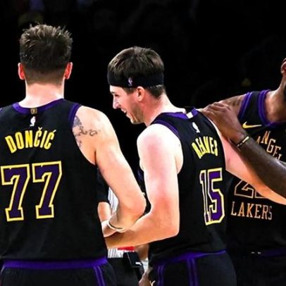 Lakers registram marca incrível na temporada 2025/26 da NBA