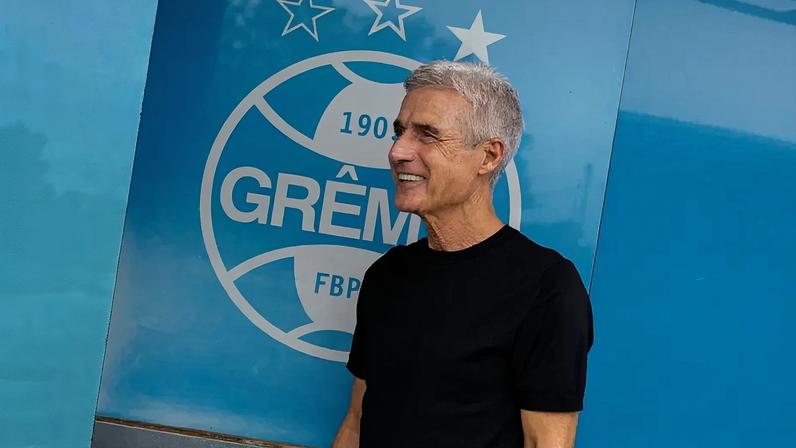 Luís Castro chegou ao Grêmio nesta semana. Foto: Pedro Tesch/Grêmio FBPA