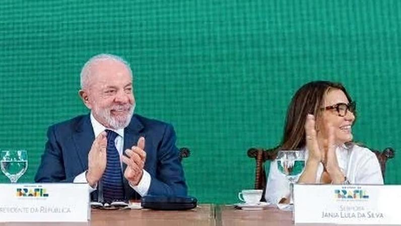 O presidente Lula e a primeira-dama Janja da Silva em reunião do Conselhão, em 4 de dezembro de 2025. Foto: Ricardo Stuckert/PR