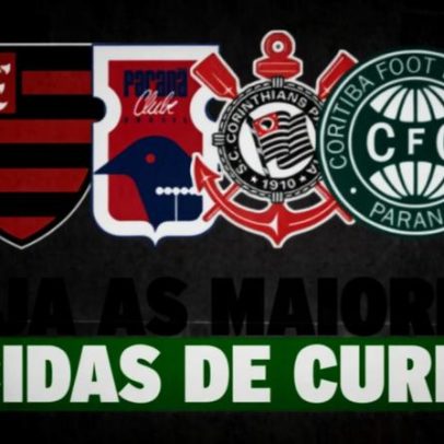 Pesquisa aponta maiores torcidas de Curitiba; Corinthians é intruso