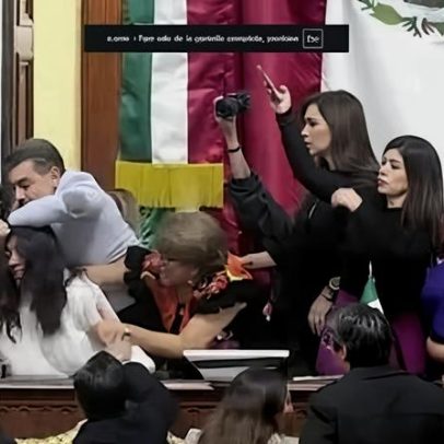 Deputadas brigam com socos e puxões de cabelo no México
