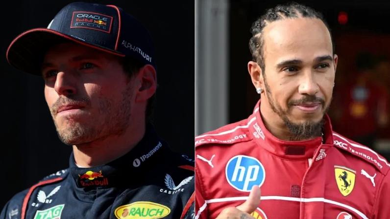 Max Verstappen e Lewis Hamilton (Fotos: Divulgação/F1)