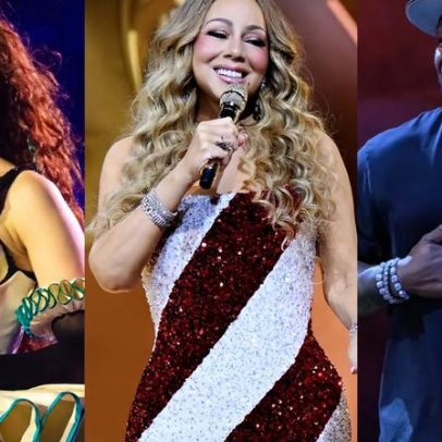 Chappell Roan e Mariah Carey celebram Ano Novo ao lado de Ryan Seacrest