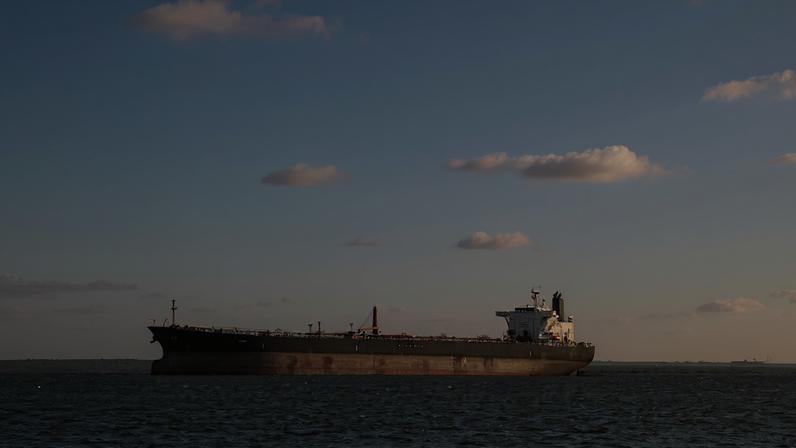 Un buque petrolero en el Lago de Maracaibo (Venezuela), el pasado 18 de diciembre.