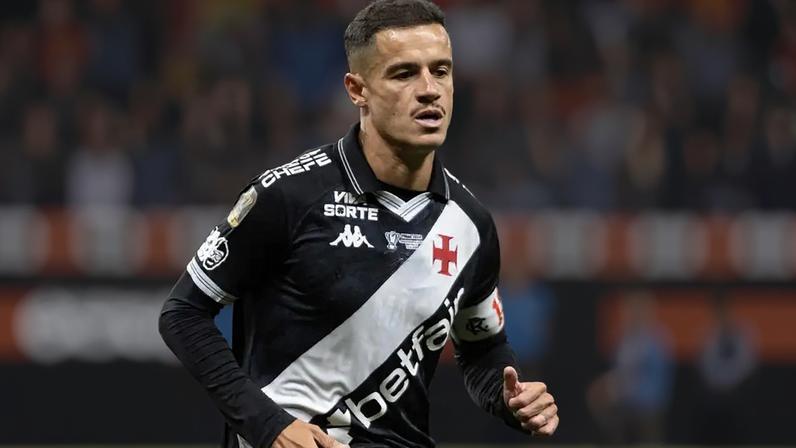 Philippe Coutinho, do Vasco, que jogará a Sul-Americana em 2026 (Foto: Matheus Sanches / MyPhoto Press / Gazeta Press)