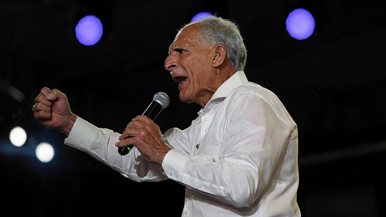 Nasry Asfura durante un mitin en Tegucigalpa, Honduras, el 22 de noviembre de 2025.