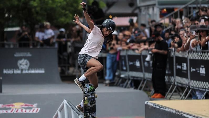 Rayssa Leal conquistou o quinto troféu do STU Pro Tour Rio (Foto: Alexandre Maia/MyPhoto Press/Gazeta Press)