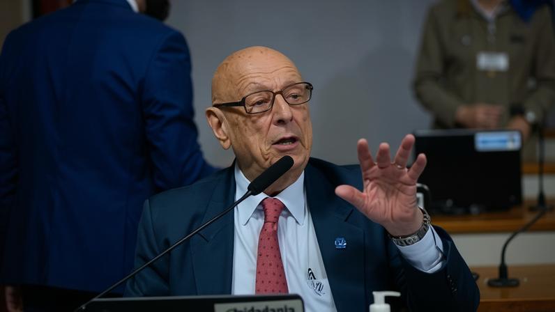 O senador Esperidião Amin. Foto: Geraldo Magela/Agência Senado