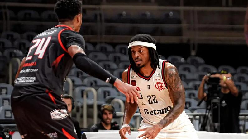 Shaq Johnson foi o cestinha do Flamengo na partida contra o Caxias do Sul, pelo NBB (Foto: PaulaReis/Flamengo)