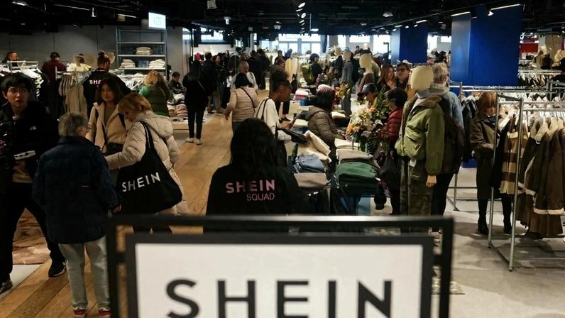 Loja da Shein em Paris, em 5 de novembro de 2025. Foto: Dimitar Dilkoff/AFP