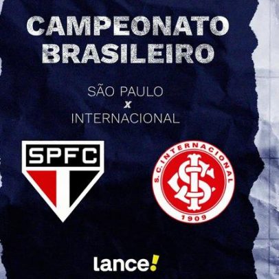 São Paulo x Internacional: onde assistir, horário e prováveis escalações
