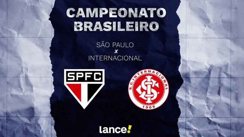 São Paulo e Internacional se encontram nesta quarta-feira (3) (Foto: Arte/ Lance!)