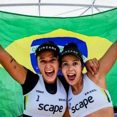 Thâmela e Vic vencem na categoria Deu Show do Prêmio Lance!