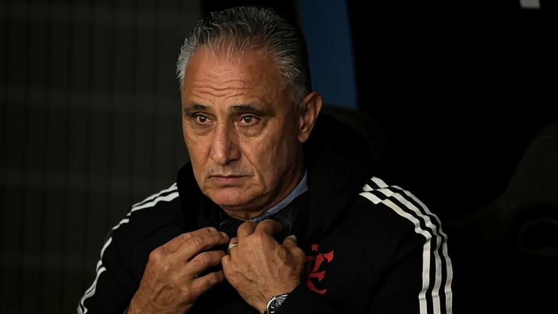 Tite durante passagem pelo Flamengo (Foto: Eitan Abramovich/AFP)