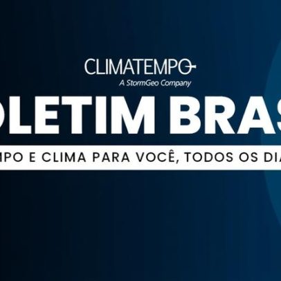 Chuvas fortes em várias regiões e elevação das temperaturas no Brasil