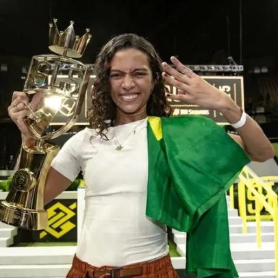 Rayssa Leal se emociona com título do Corinthians na Copa do Brasil