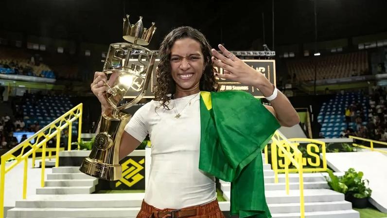 Rayssa Leal é tetracampeã do Super Crown (Foto: Pablo Vaz)