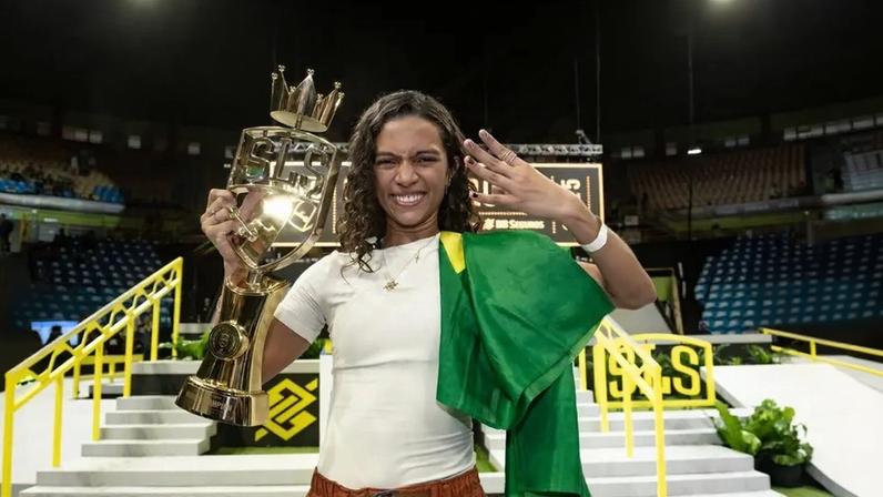 Rayssa Leal é tetracampeã do Super Crown (Foto: Pablo Vaz)