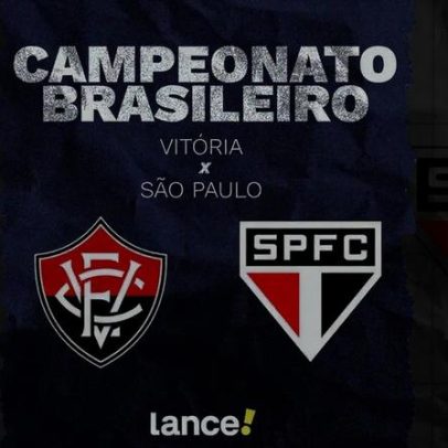 Vitória x São Paulo: horário, transmissão e escalações pelo Brasileirão