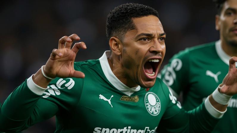 Vitor Roque encerra o ano em alta e se declara ao Palmeiras