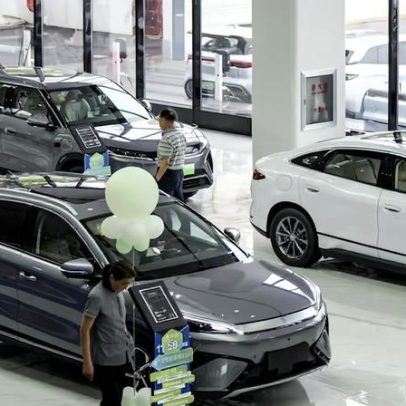 BYD tem queda de vendas pelo terceiro mês com forte concorrência na China