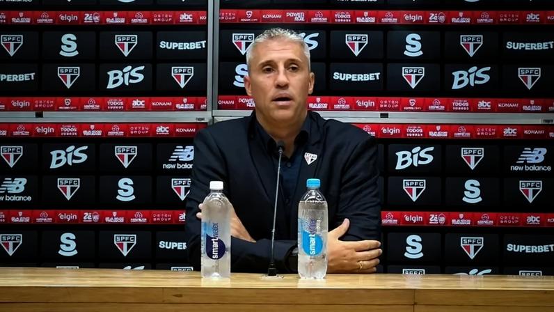 Hernán Crespo, técnico do São Paulo. (Foto: Rafaela Cardoso/Lance!)