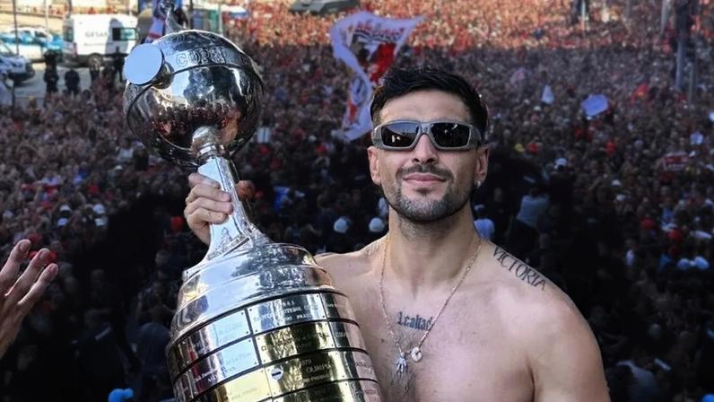 Giorgian De Arrascaeta venceu sua terceira temporada da Libertadores (Foto: Reprodução/Flamengo)