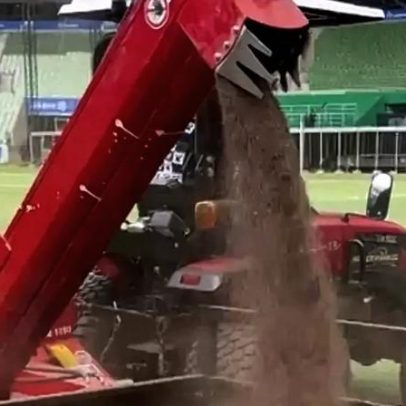 Palmeiras inicia troca do gramado sintético do Allianz Parque