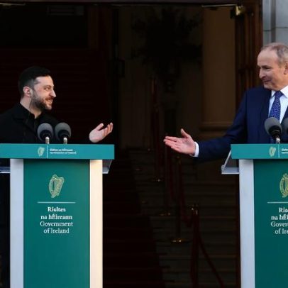 Irlanda detecta pelo menos cinco drones ao redor do avião de Zelenski