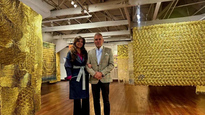 Cristina Chacón e Diego Uribe revelam a arte que colecionam e os motivos