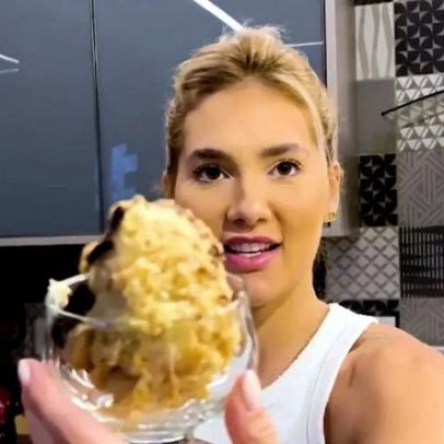 Sobremesa de Virgínia Fonseca com paçoca vira doce favorito em família