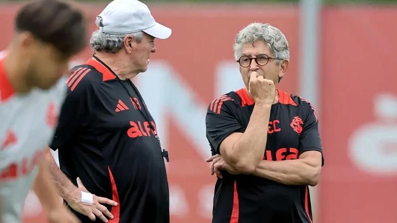 Abel Braga na volta ao Internacional conversa com Elio Carravetta