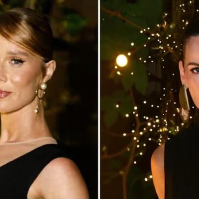 Mariana Ximenes brilha com look preto em evento com celebridades