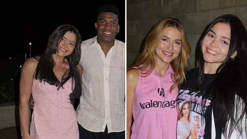 Maressa Lopes, assessora e amiga de Virginia Fonseca, e Netinho, irmão de Vini Jr. — Foto: Reprodução/Instagram