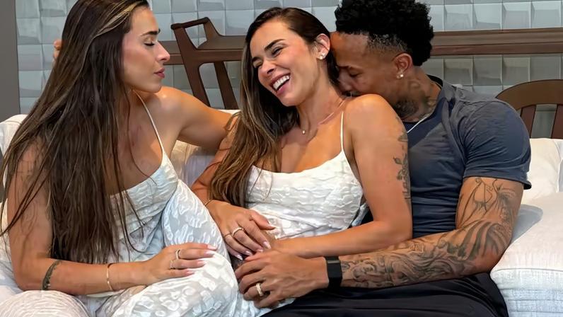 Tainá Castro e Eder Militão — Foto: Reprodução/Instagram