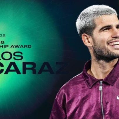 Alcaraz vence o Prêmio Stefan Edberg de Esportividade 2025