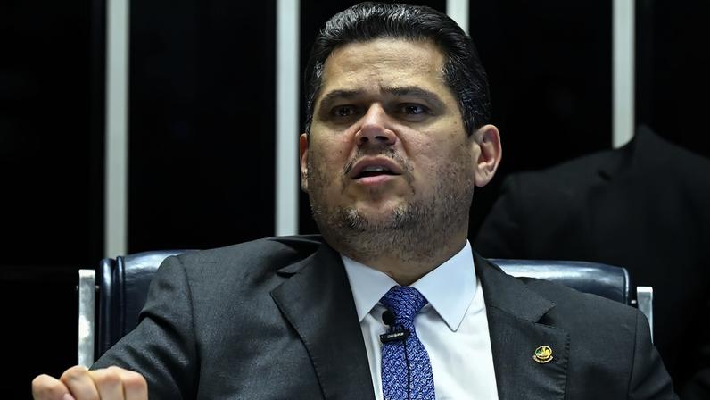 Alcolumbre se comprometeu a votar PL da dosimetria ainda neste ano após a Câmara analisar proposta. (Foto: Jefferson Rudy/Agência Senado)