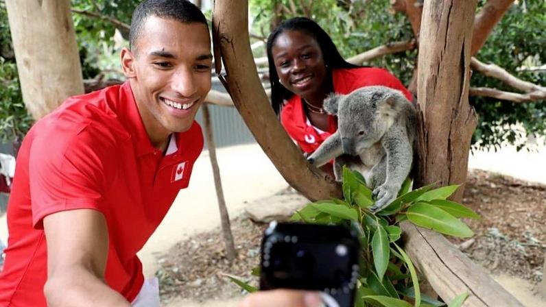 Felix Auger-Aliassime e Victoria Mboko (Foto: Andrew Eichenholz/ ATP Tour)