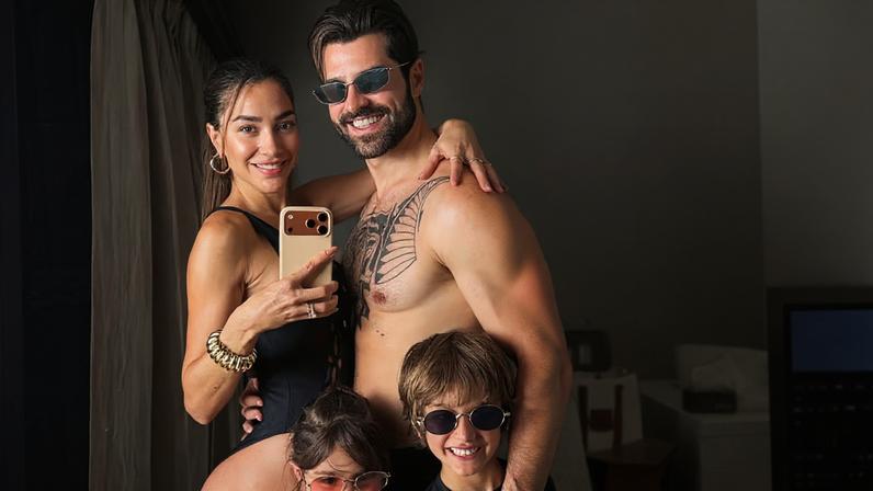 Alok e Romana Novais celebram os 5 anos da caçula, Raika — Foto: Reprodução/Instagram