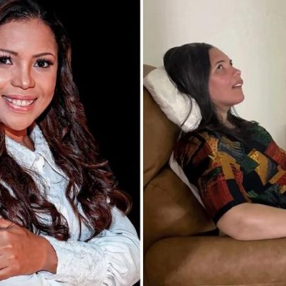 Irmã de Amanda Wanessa, em coma vigil, posta foto da artista no Natal