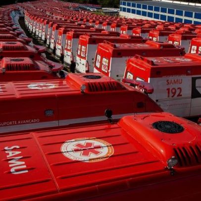 Ministério da Saúde renova frota do SAMU 192 e amplia transporte sanitário no país