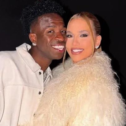 Vini Jr. celebra Ano Novo ao lado de Virgínia e Casimiro Miguel