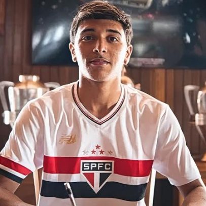 São Paulo apresenta Anthonny após disputa com Flamengo e uso de IA