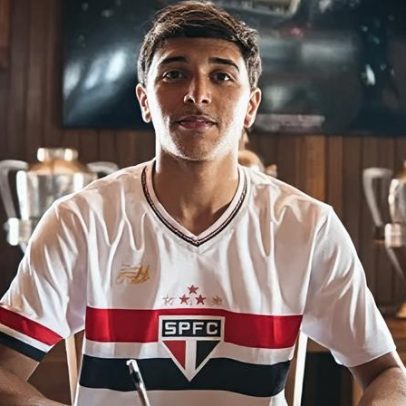 São Paulo apresenta Anthonny após uso de IA e disputa com Flamengo